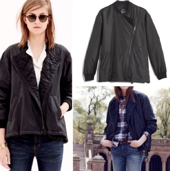 SOLD Madewell Tokyo Rider Jacket Black Small - Picture 2 of 5